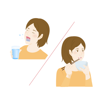 舌下へのエキス投与後に避けること1